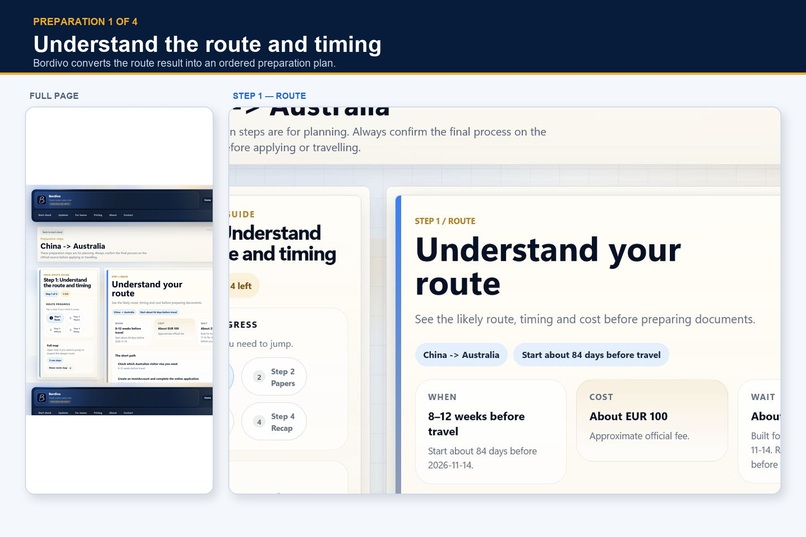 Bordivo Visa Check  – screenshot 9