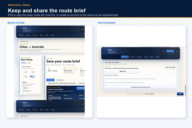 Bordivo Visa Check  – screenshot 10