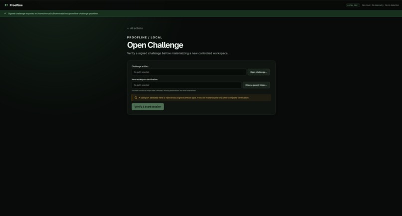 Proofline – screenshot 4
