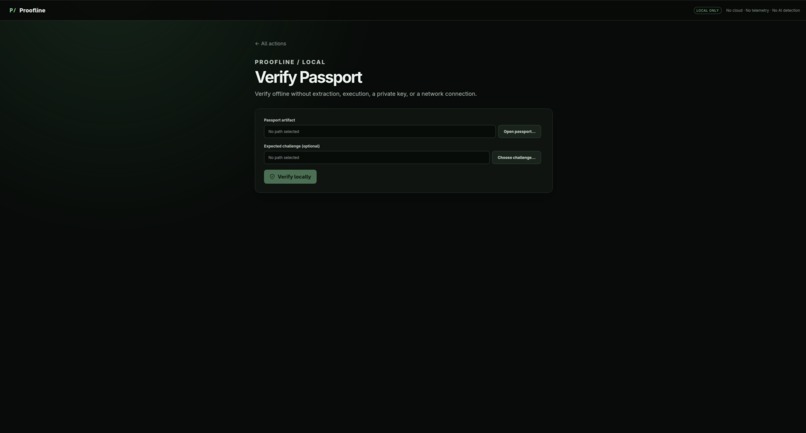 Proofline – screenshot 6