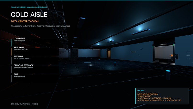 COLD AISLE: Data Center Tycoon – screenshot 2