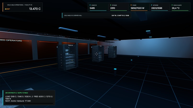 COLD AISLE: Data Center Tycoon – screenshot 3
