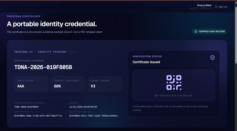 TrustDNA AI – screenshot 3