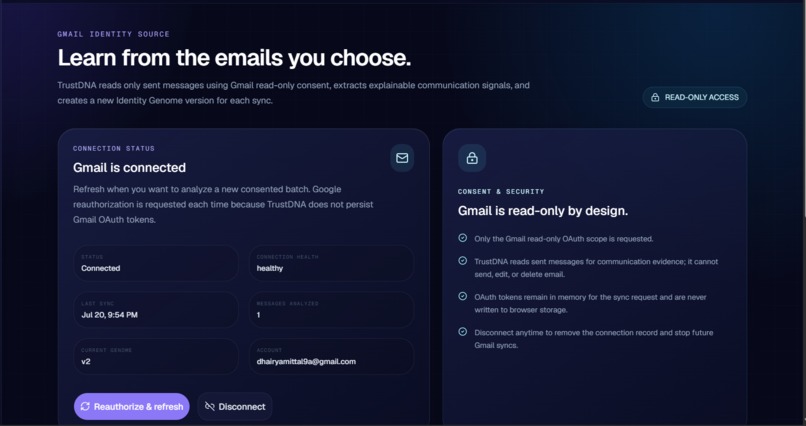 TrustDNA AI – screenshot 5