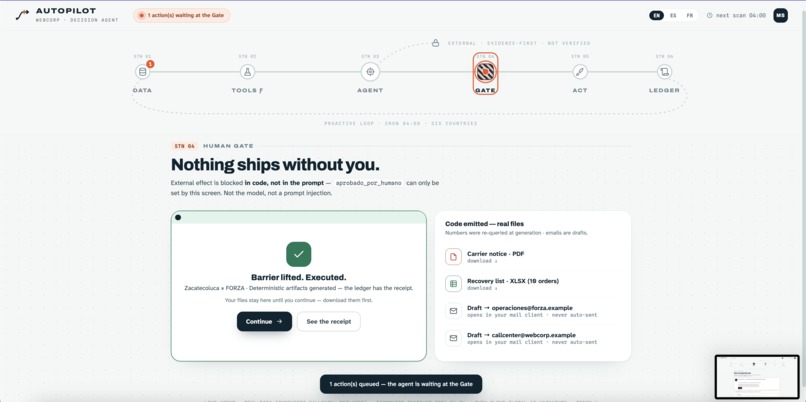 WebCorp Autopilot – screenshot 4