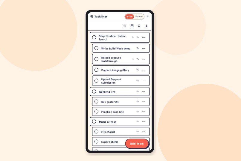 Taskliner – screenshot 11