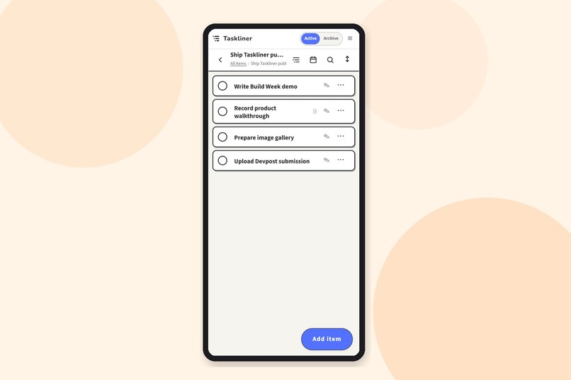 Taskliner – screenshot 10