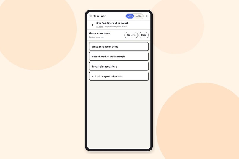 Taskliner – screenshot 12