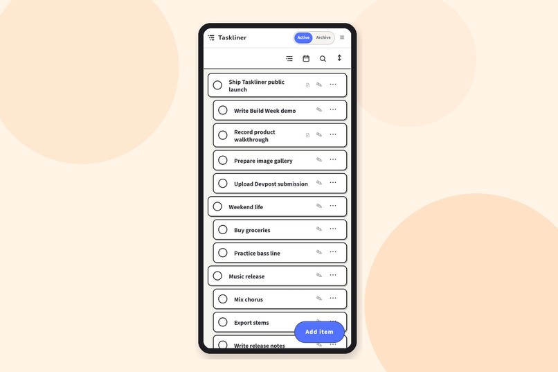 Taskliner – screenshot 8