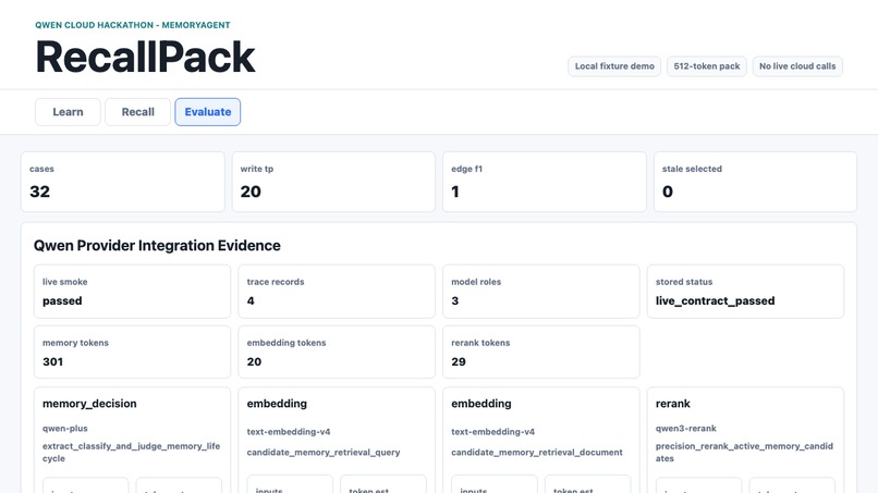 RecallPack – screenshot 2