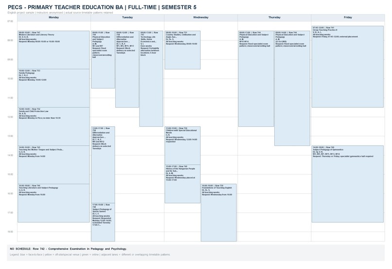 Flexible Institutional Timetable Planning and Validation – screenshot 1