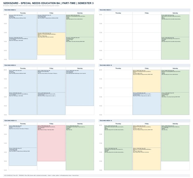 Flexible Institutional Timetable Planning and Validation – screenshot 2