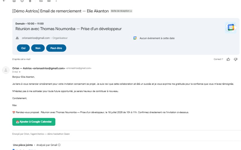 Astrios — AI Chief of Staff – screenshot 1