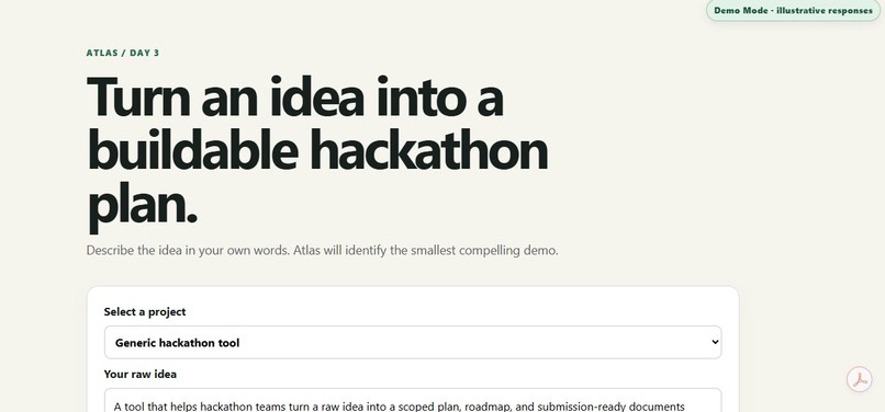 Atlas - AI Build Teammate for Hackathons – screenshot 7