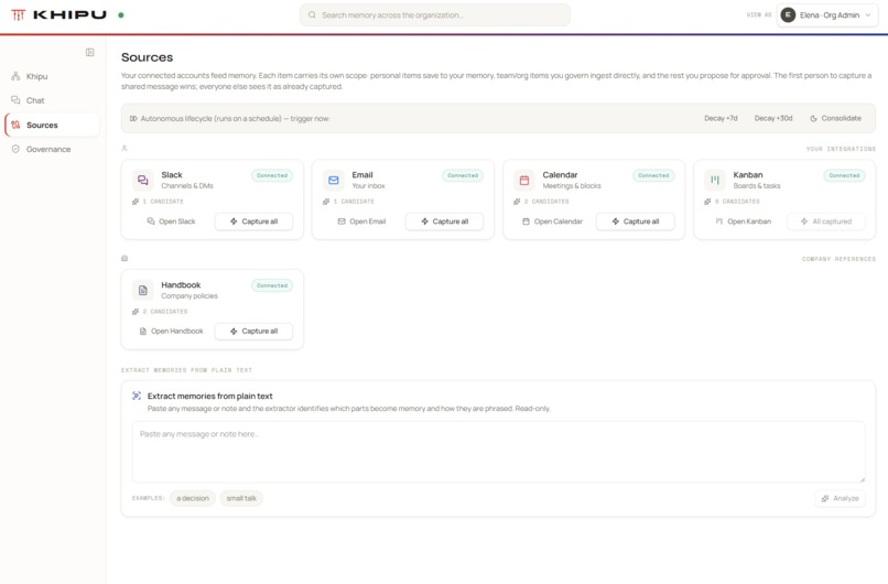Khipu: Institutional Memory for AI Agents – screenshot 5