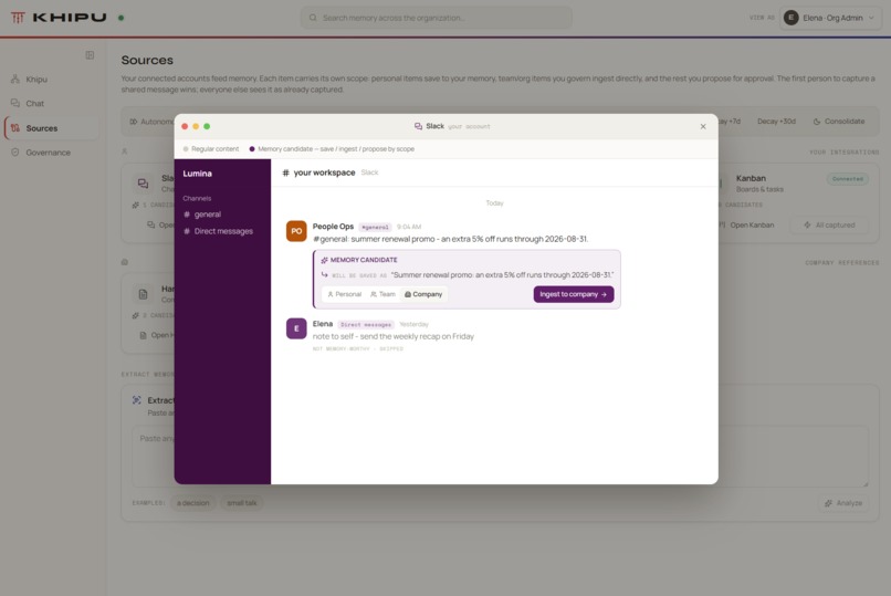 Khipu: Institutional Memory for AI Agents – screenshot 6