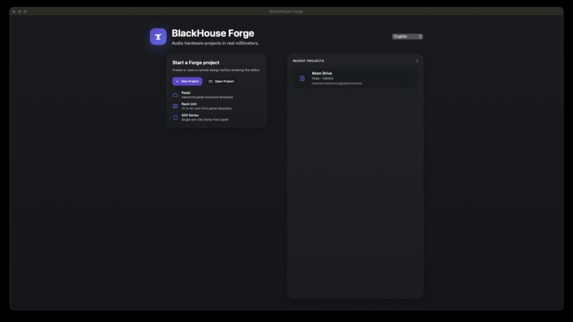 BlackHouse AudioWare Forge – screenshot 1