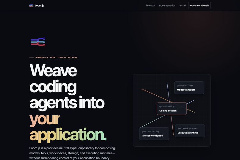Loom.js — Browser-Native Agent Runtime – screenshot 2