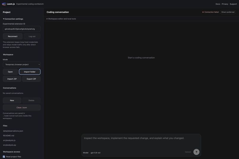 Loom.js — Browser-Native Agent Runtime – screenshot 3