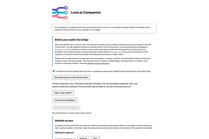 Loom.js — Browser-Native Agent Runtime – screenshot 7
