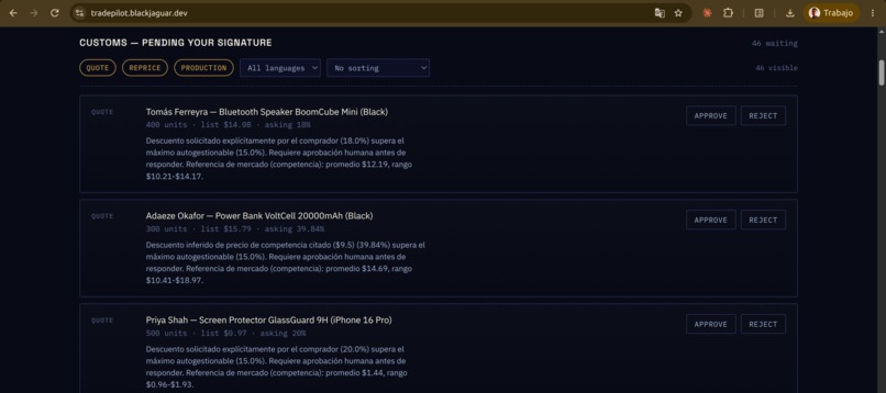 TradePilot — Cross-Border Ops Agent – screenshot 9
