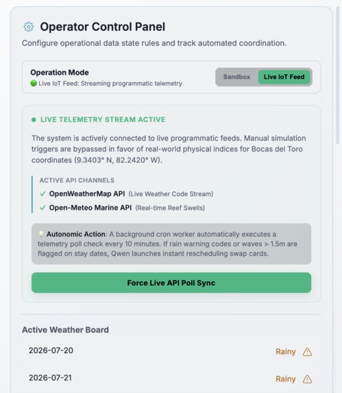 IslandFlow (Weather-intelligent marine dispatch) – screenshot 3