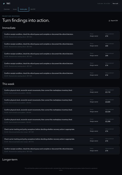 941 - AI Operational Intelligence for Ecommerce Teams – screenshot 2