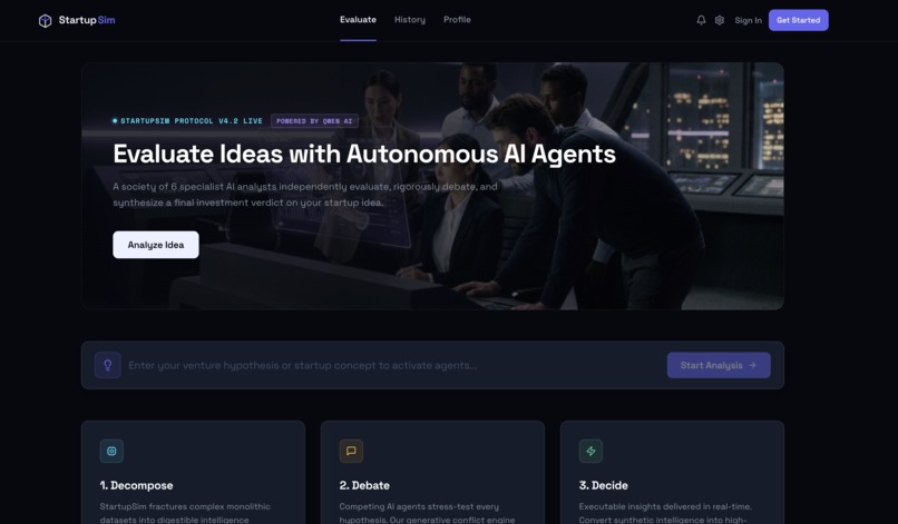 startupsim – screenshot 1