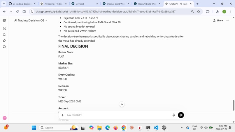 AI Trading Decision OS – screenshot 3