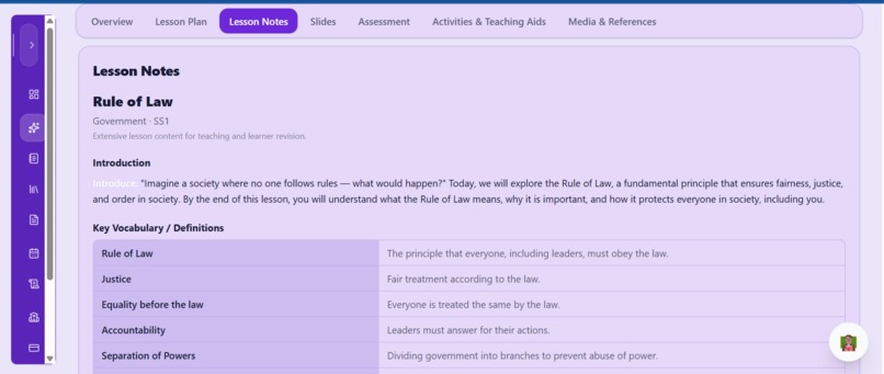 Lessonforge – screenshot 7