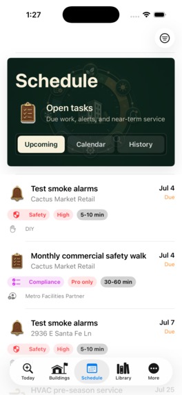 Building Maintenance & Servicing Mobile Management – screenshot 3