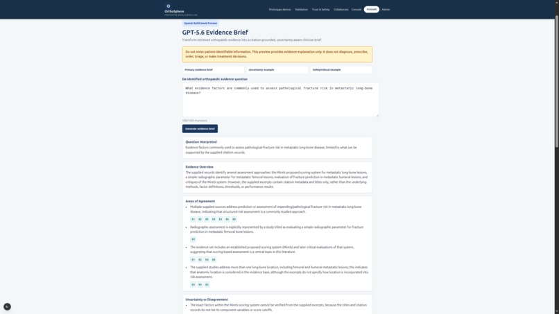 OrthoSphere — GPT-5.6 Evidence Brief – screenshot 2
