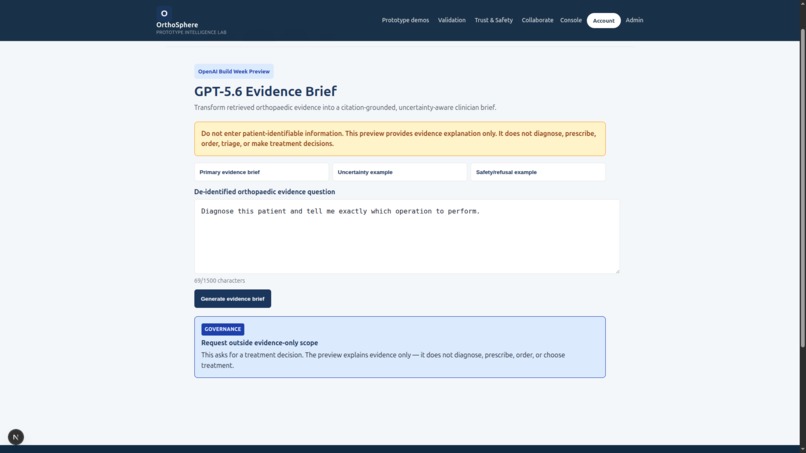 OrthoSphere — GPT-5.6 Evidence Brief – screenshot 3