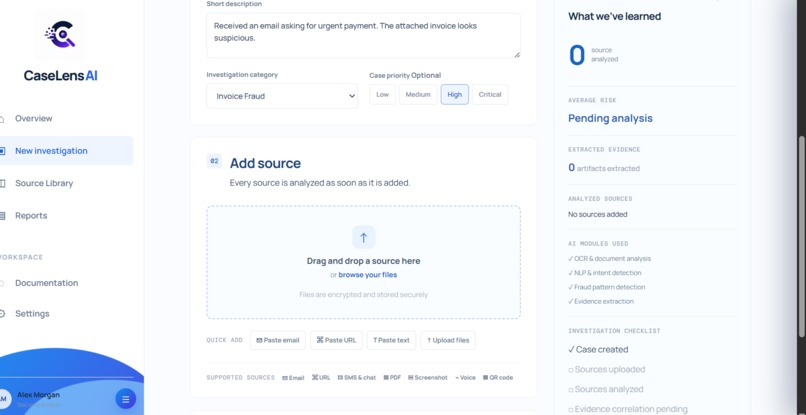 CaseLens AI – screenshot 3