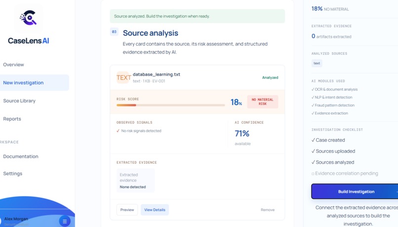 CaseLens AI – screenshot 4