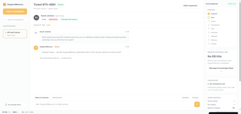 SupportMemory – screenshot 4