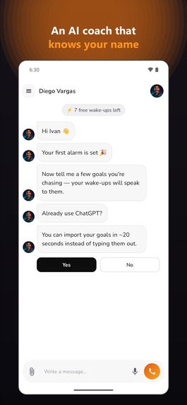 AVA: AI COACH – screenshot 1