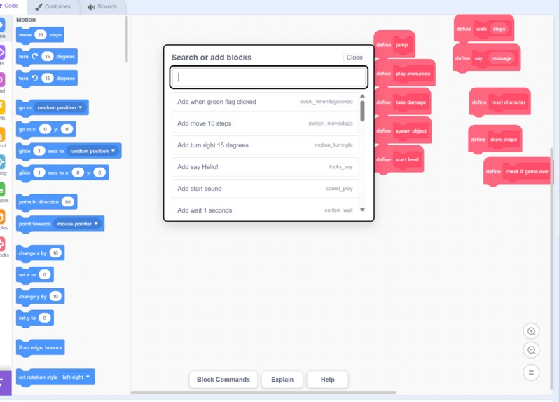 Scratch BrightBlocks – screenshot 1