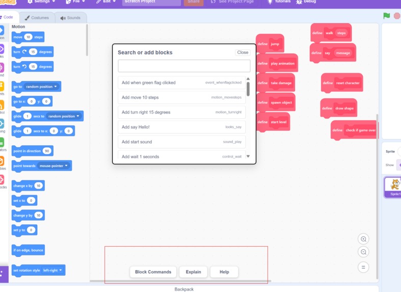 Scratch BrightBlocks – screenshot 2