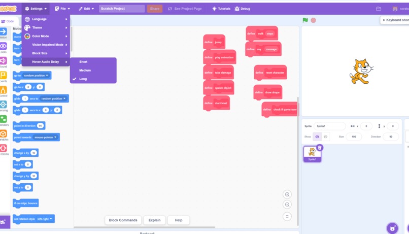 Scratch BrightBlocks – screenshot 3