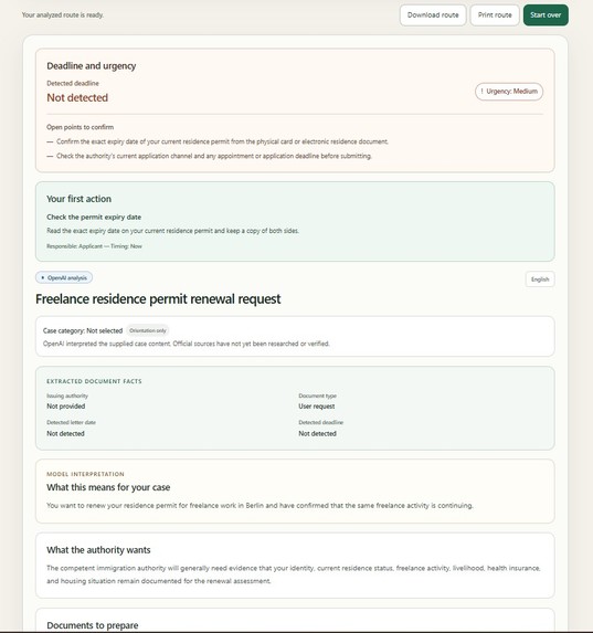 BurgerMapper, Berlin Bureaucracy Navigator – screenshot 2