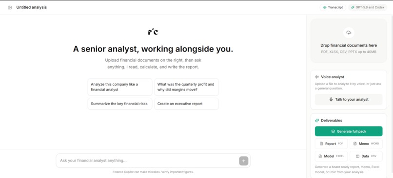 Finance Copilot – screenshot 2
