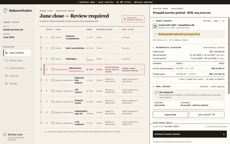 BalanceDocket – screenshot 2