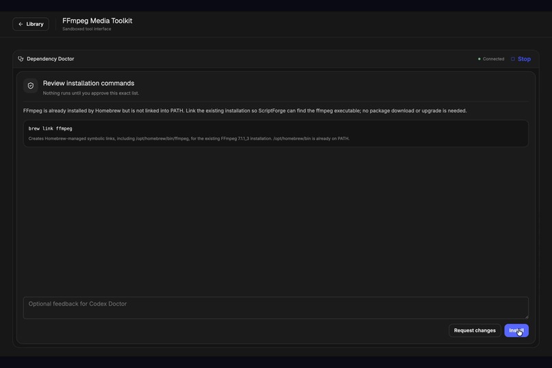 ScriptForge – screenshot 1