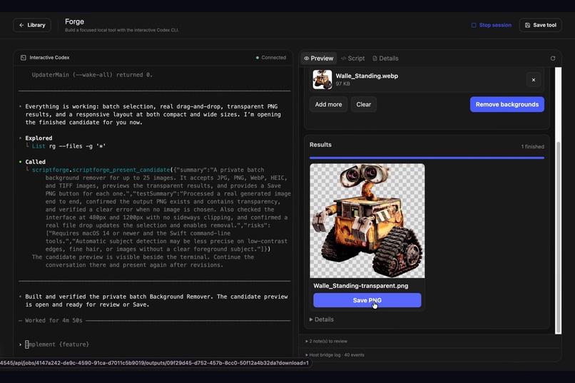 ScriptForge – screenshot 3