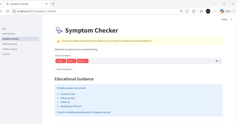 AI Health Assistant – screenshot 3