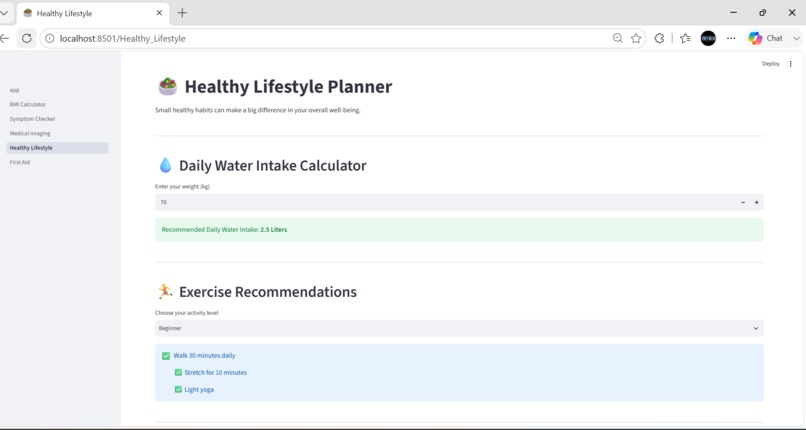 AI Health Assistant – screenshot 5