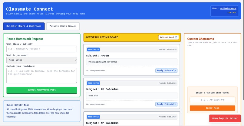 PeerBeacon - Anonymous Peer to Peer Academic Aid – screenshot 2