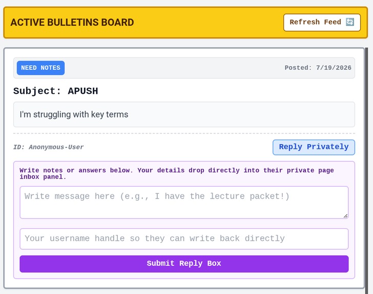 PeerBeacon - Anonymous Peer to Peer Academic Aid – screenshot 3