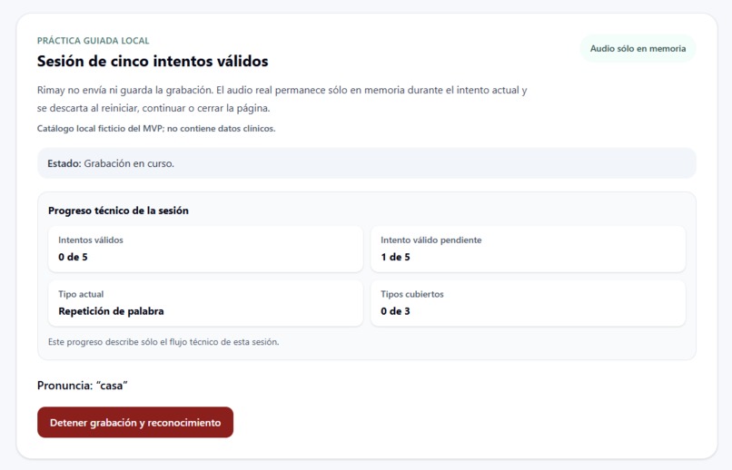 Rimay Adaptive Voice Coach – screenshot 3